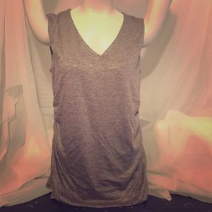 Sleeveless Ruched Top